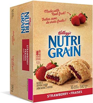 Kelloggs Nutri Grain Strawberry  16x39gr