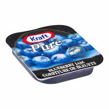 Kraft Ind Blueberry Jam 140x10ml