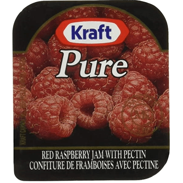 Kraft Ind Raspberry Jam 140x10ml