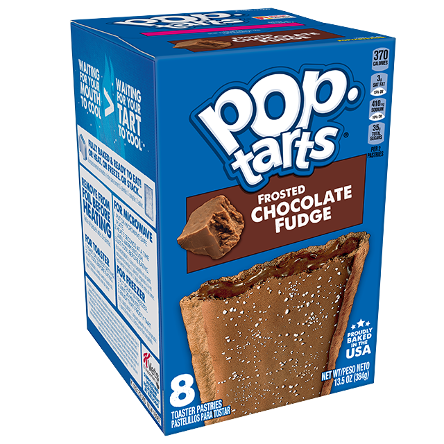 Kelloggs Poptart - Choc. Fudge Frstd ea/384gr