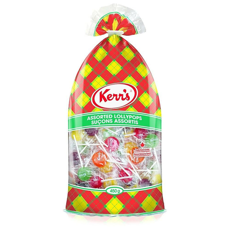 Kerr's Twist Top Lollypops Assorted Fruit 4x450g