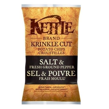 Kettle Brand Chips - Salt & pepper 198gr
