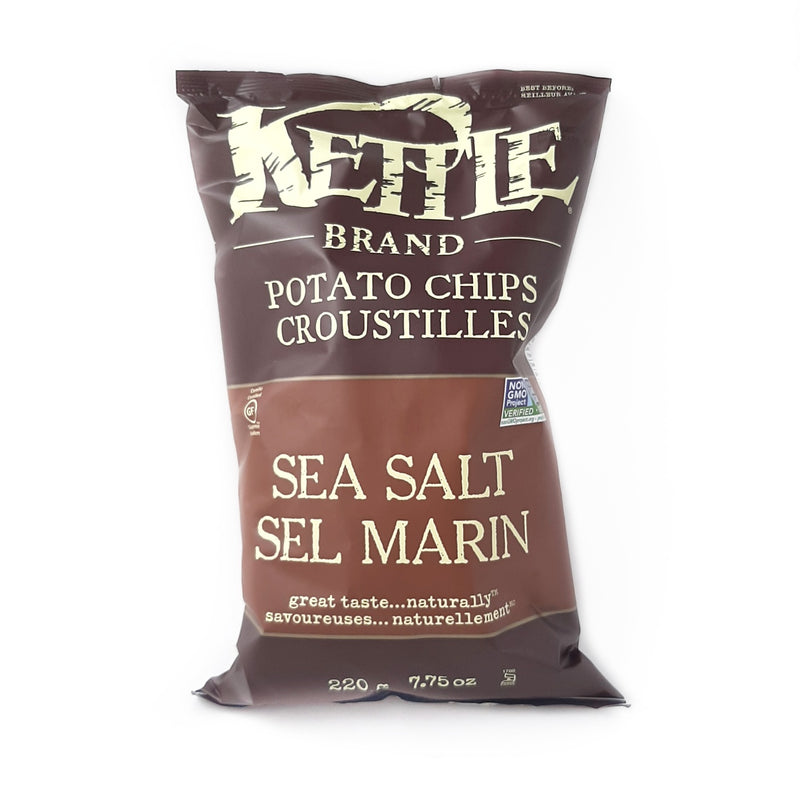 Kettle Brand Chips - Sea Salt 12x198gr
