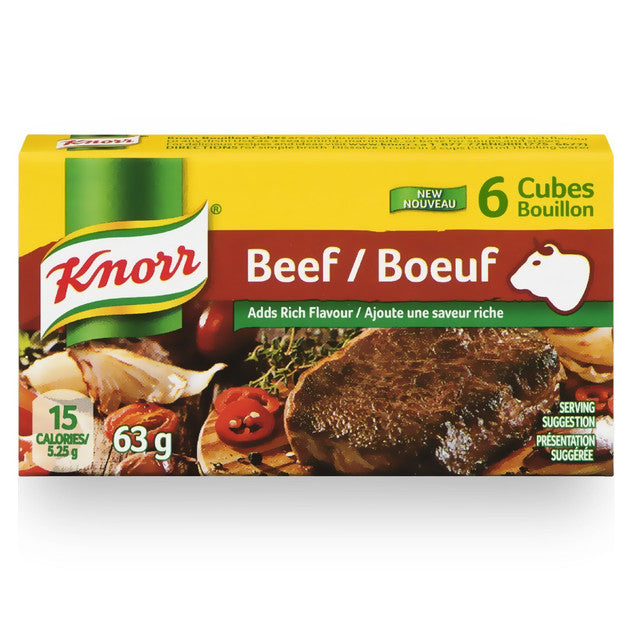 Knorr Bouillon Cubes - Beef (6's) 24x63gr