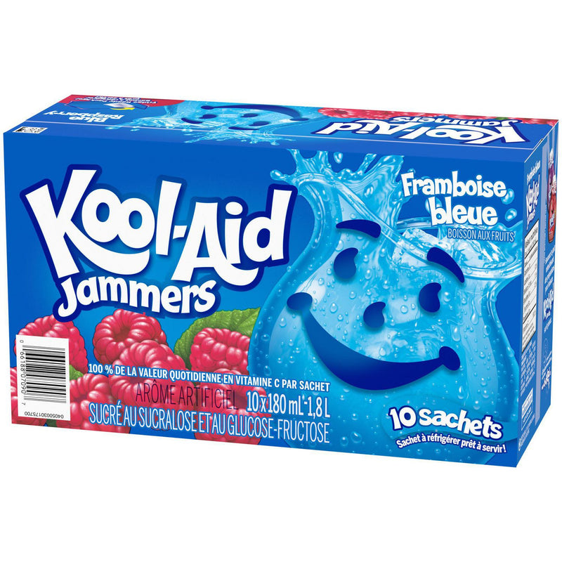 Koolaid Jammers Blue Raspberry 4x10x180mL