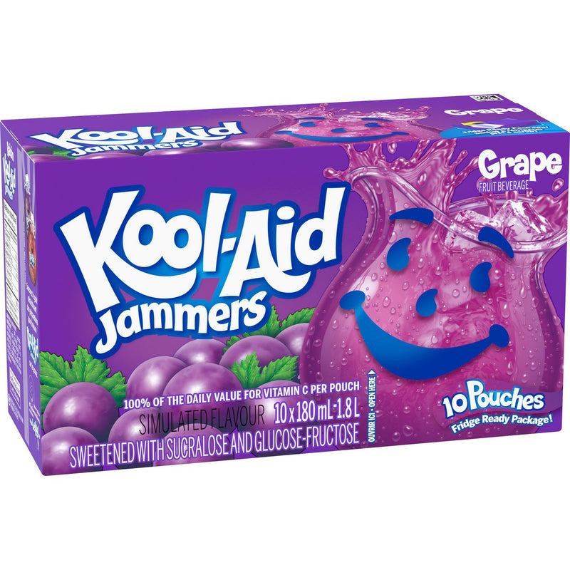 Koolaid Jammers Grape 4x10x180mL
