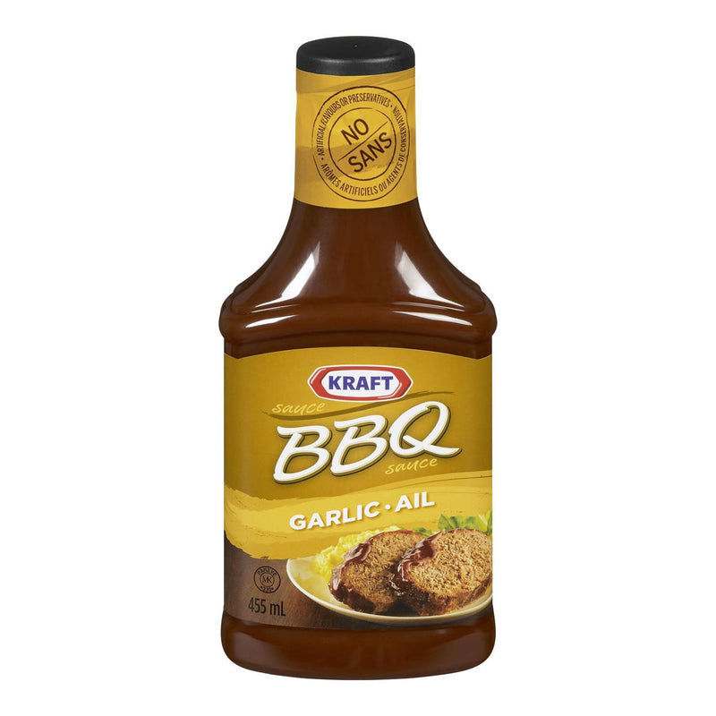 Kraft BBQ Sauce - Garlic ea/455ml