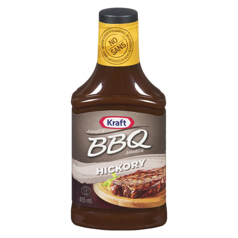 Kraft BBQ Sauce - Hickory Smoked 10x455ml