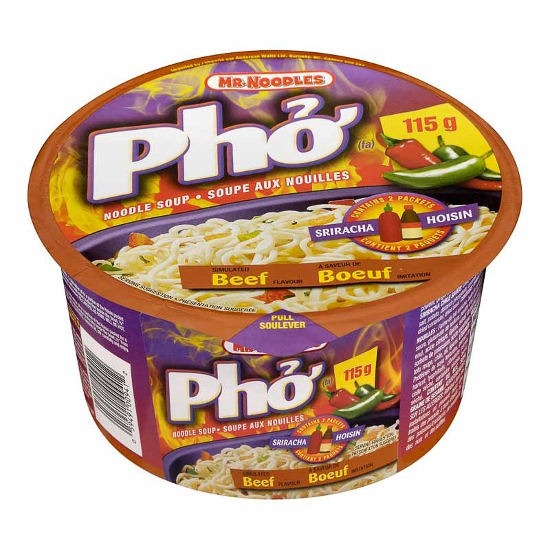 Mr. Noodles (Pho Bowls) - Beef 12x115gr