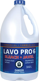 Lavo 6% Hypochlorite Bleach 6x3.6 l
