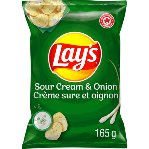 Lays Chips - Sour Crm & Onion 15x235gr