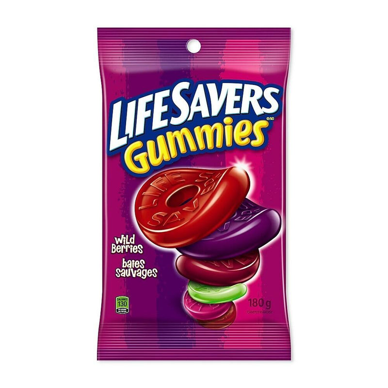 Lifesaver Peg Gummie Wildberry ea/180g