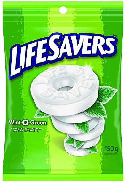 Lifesavers Peg Wint-O-Green 12x150g