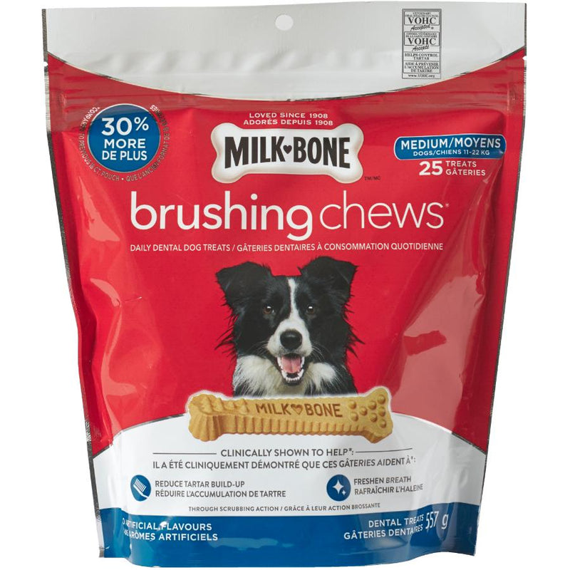 Milkbone - Brushing Chew Med 25pk  557gr