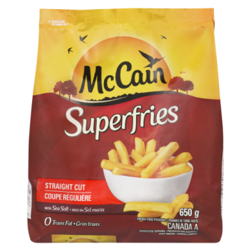 McCain Super Crisps Fries - Straight ea/650gr