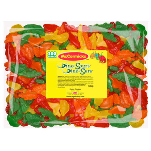 McCormicks Candy Dinosours 300ct 1x1.8Kg