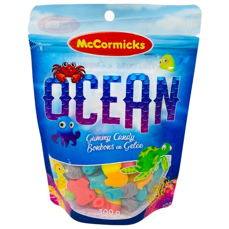 McCormicks Zip Bag Gummy Sea Creatures ea/300g
