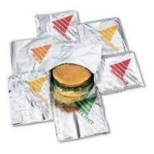 Deluxe Foil Hamburger Bag Plain