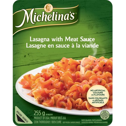 Michelina Lasagna - w/Meat Sauce  ea/255gr