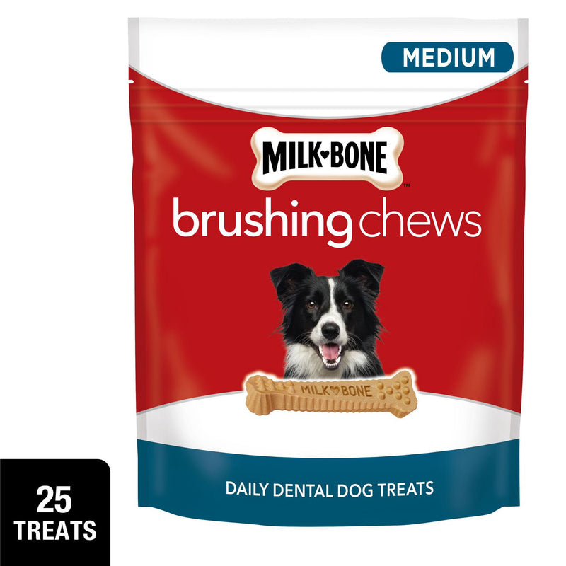 Milkbone - Brushing Chew Med 25pk  5x557gr