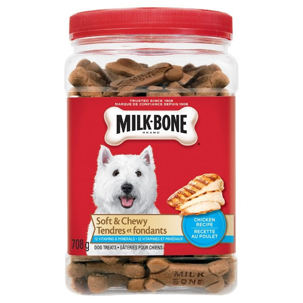 Milkbone Soft & Chewy Chicken Drumsticks  6x708gr