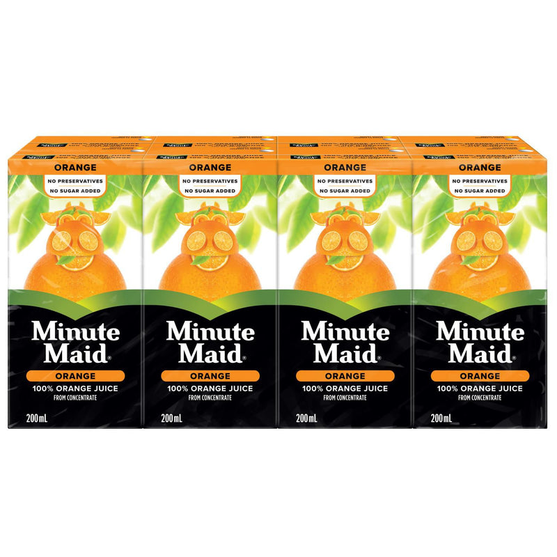 Minute Maid Juice - Orange Tetra  4/8x200ml