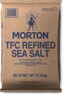 Morton Sea Salt - Refined  50 lbs/bag