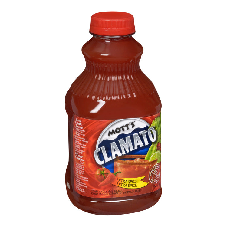 Motts Clamato Juice - Extra Spicy ea/945ml