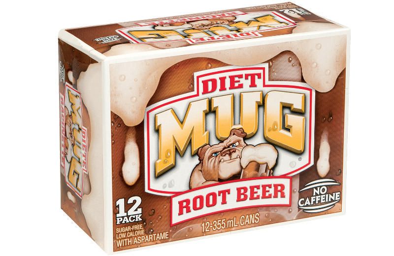 Mug Root Beer Diet 12x355mL