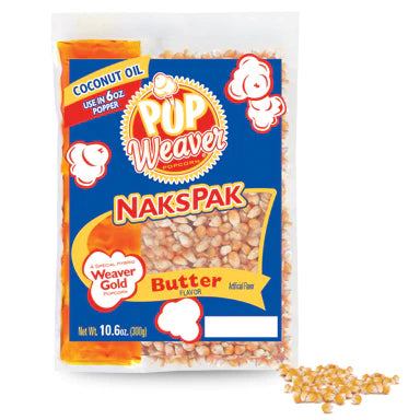 Naks-Pak Popcorn (Pour 'N' Pop) Premeasured 24x10.6oz