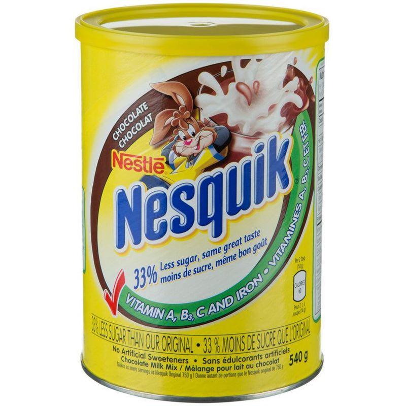 Nestle Quick Powder 1/3 Less Sgr  12x540gr