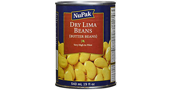 NuPak Beans - Lima 12x540ml