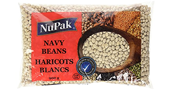 Nupak Beans (Dry) - Navy White ea/900gr