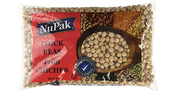 Nupak Chick Peas (Dry) ea/900gr
