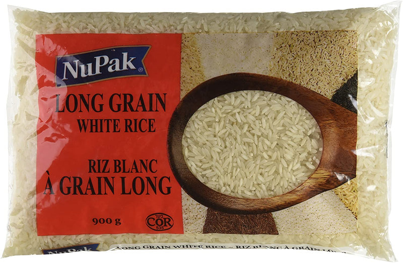 Nupak Rice - Long Grain White 12x900gr
