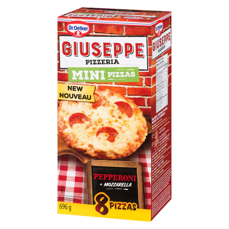 Oetker Mini Pizza - 5" Pepperoni (8pk) ea/696gr