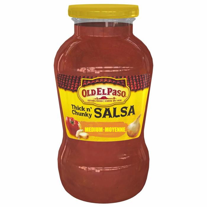 Old El Paso Salsa - Thick & Chuncky Medium ea/430ml