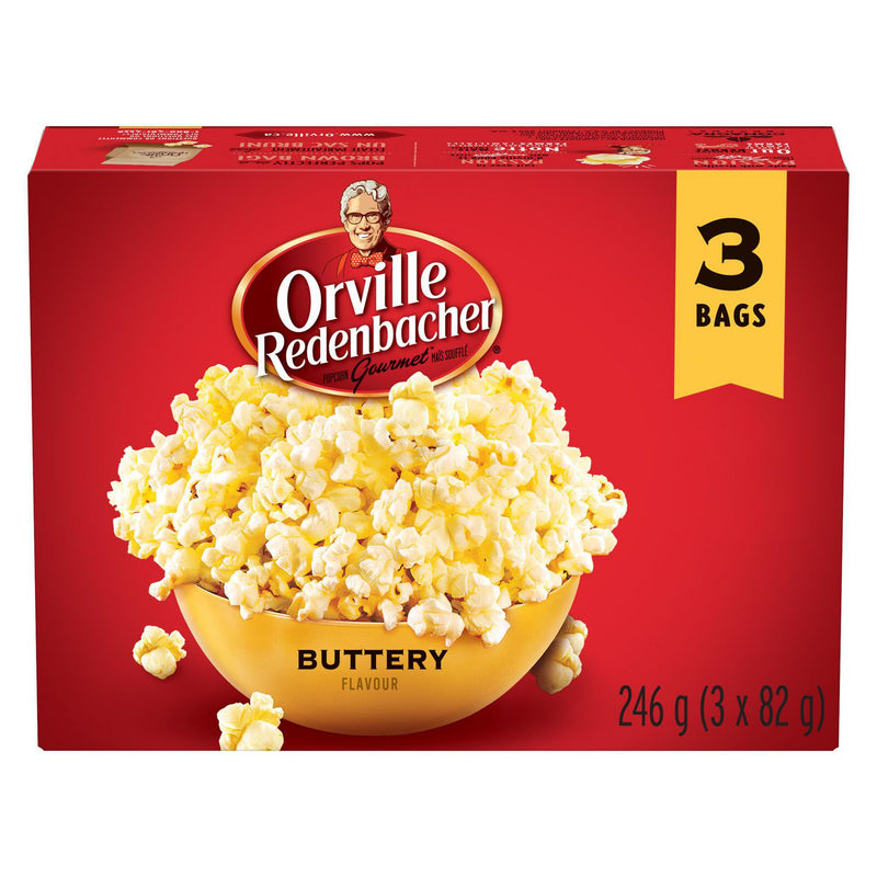 Orville Popcorn - Butter Flav (Micro) 3pk ea/246gr