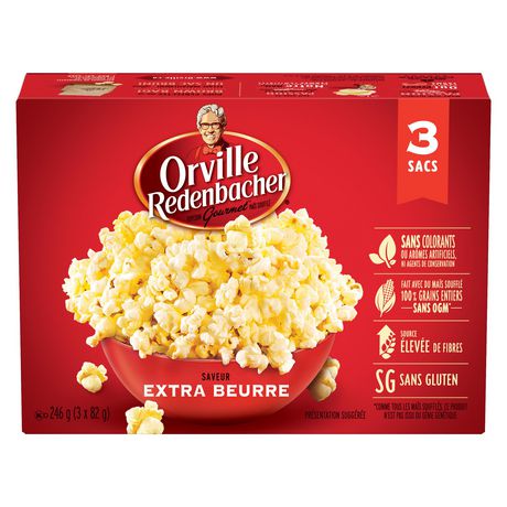 Orville Popcorn - Extra Butter Flav (Micro.) ea/246gr
