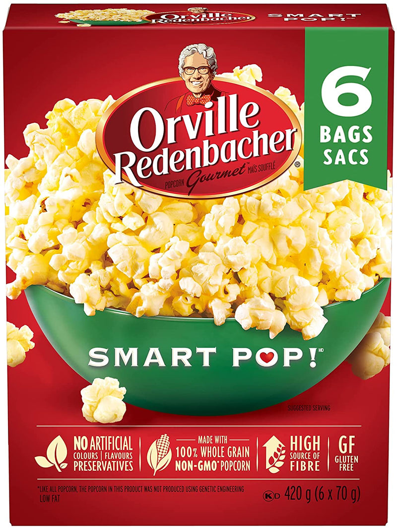 Orville Popcorn - Smart Pop (Micro.)  6x420gr