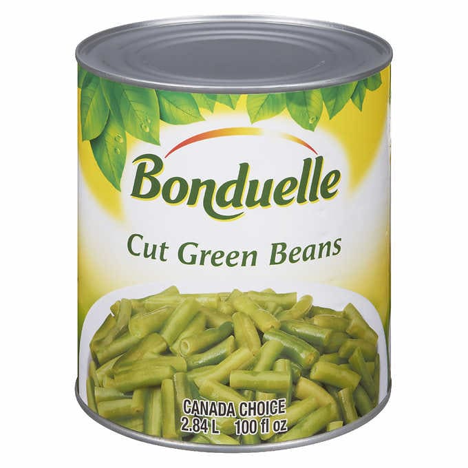 Pantry Shelf Bonduelle Cut Green Beans ea/2.84 l