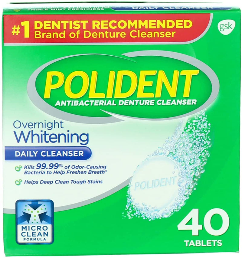 Polident Tabs ea/40's