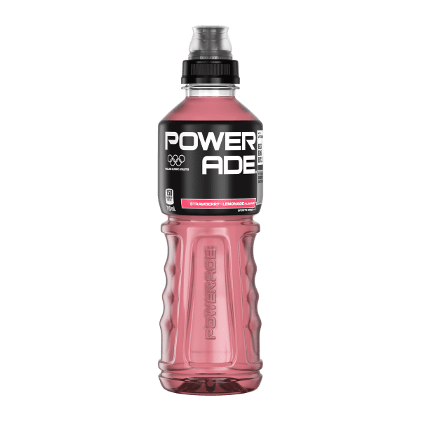 Powerade Sports Bottle - Straw/Lemonade 12x710mL