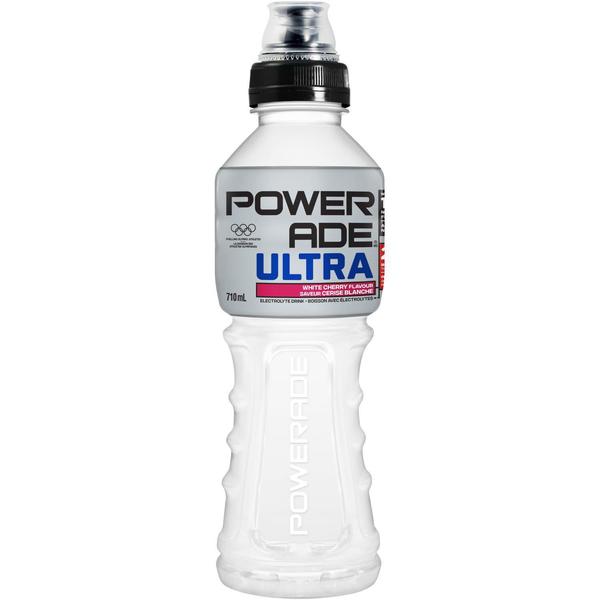 Powerade Sports Bottle - Ultra White Cherry 12x710mL