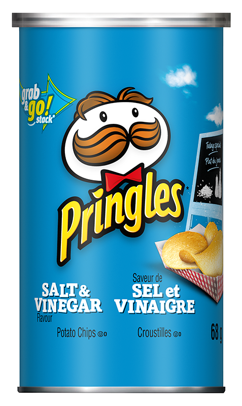 Pringles Grab 'N' Go - Salt & Vinegar 12x68gr