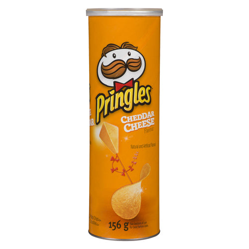 Pringles Reg Can - Ched Cheese ea/156gr