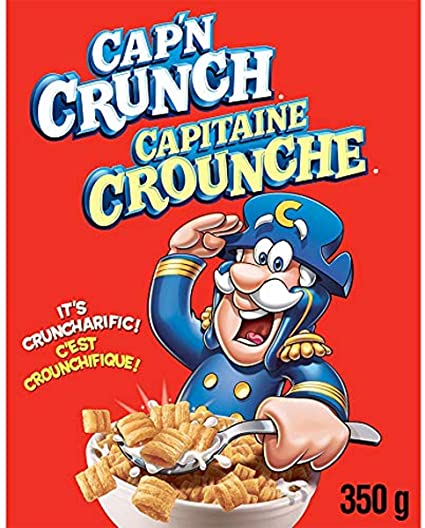 Quaker Cereal - Captain Crunch 12x350gr
