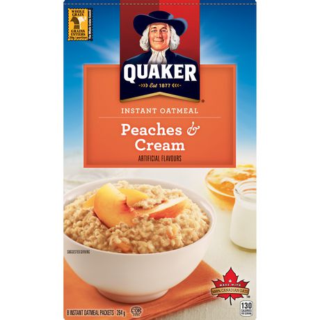 Quaker Oatmeal  - RTS Peaches & Cream ea/264gr