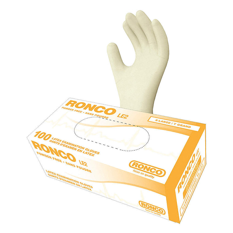 Ronco Latex Gloves Pwdr Free Xlrg (