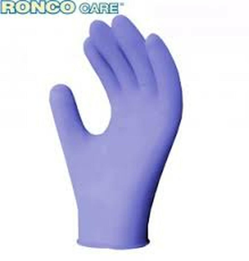 Ronco Nitrile Gloves 3mil Lrg Pwdr Free (